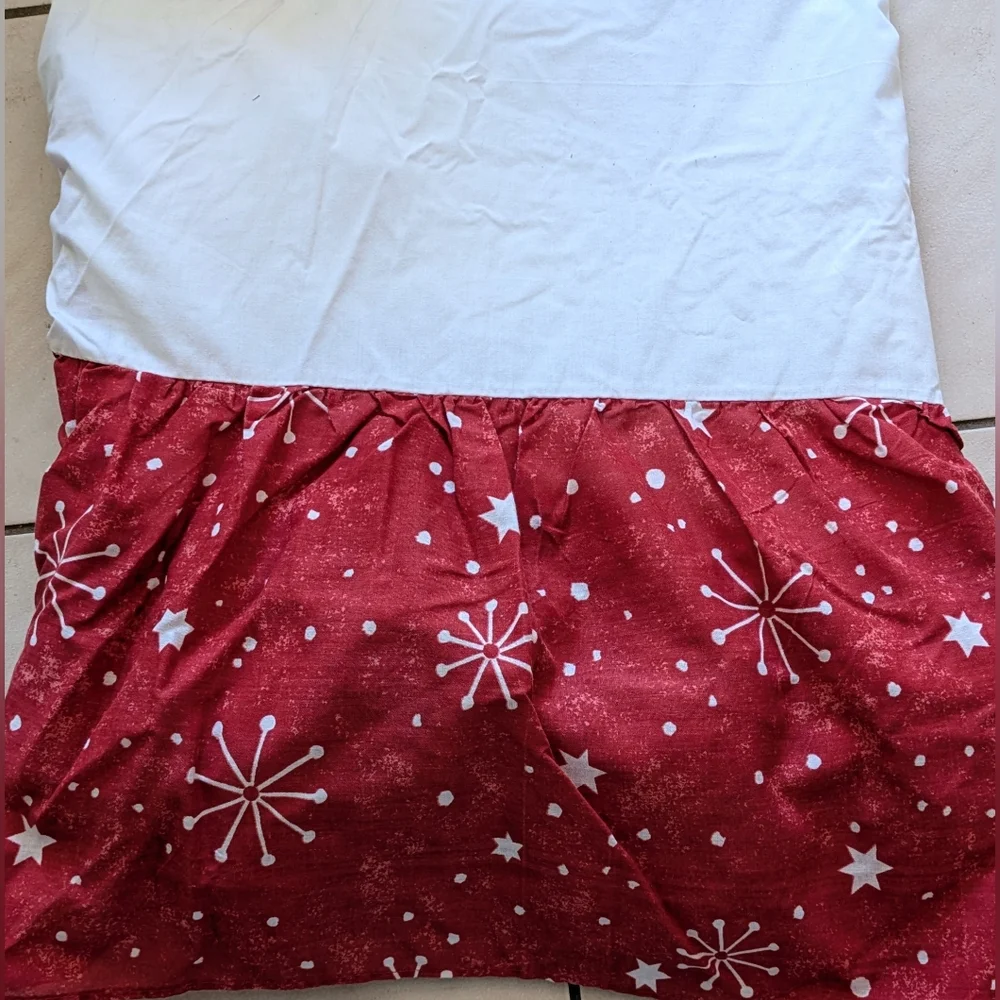 Quilt Shams Skirt Holiday Snowman Stars Moons Trees Elves Stockings Ornaments